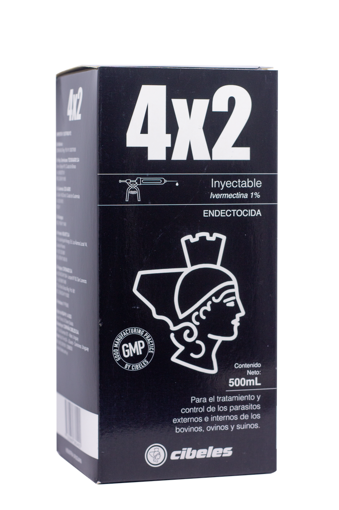 4x2 Inyectable, 500 ml.