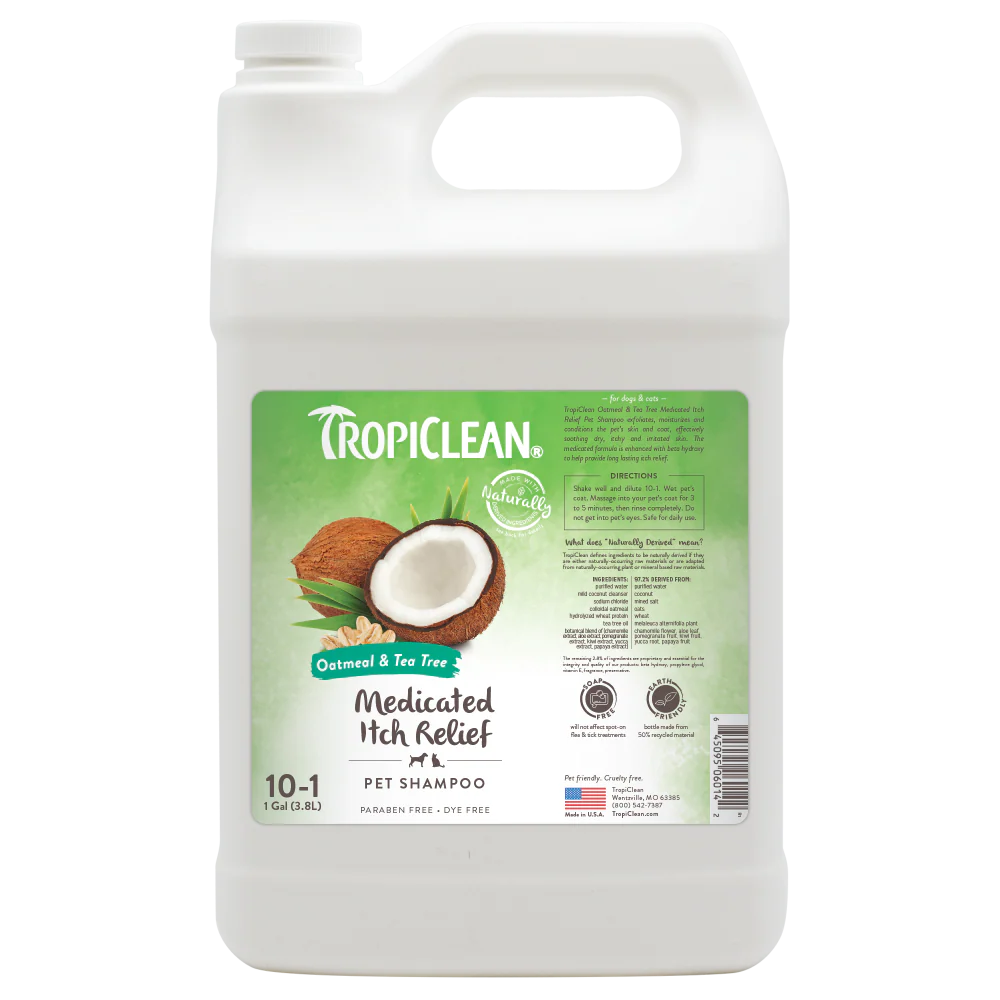 Shampoo Medicado con Avena y Té, (1 gal.)