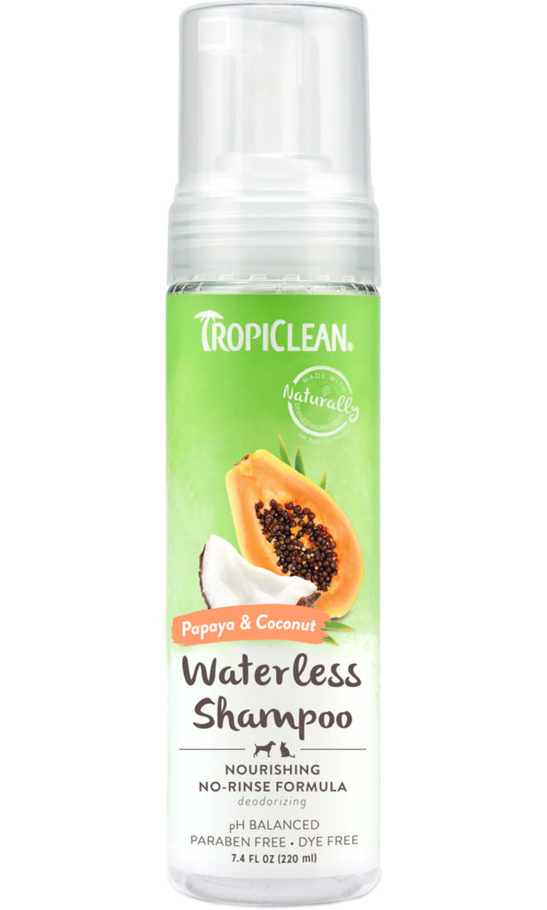 Shampoo Baño Seco Papaya y Coco, 7.4 fl oz. (220 ml.)