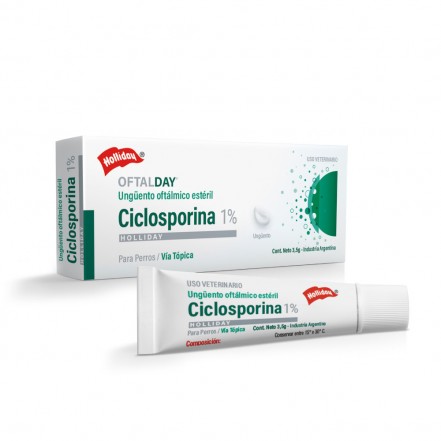 Ciclosporina 1%, 3.5 g.