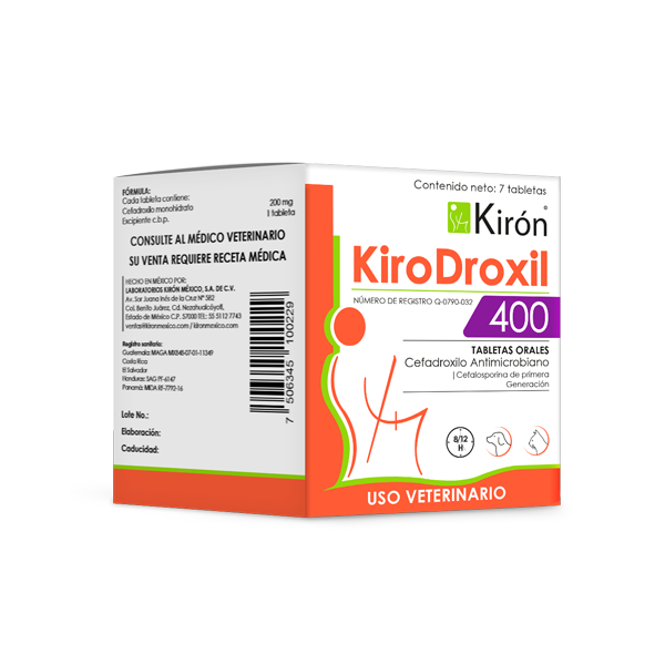 KiroDroxil 400, Caja de 7 Tabletas
