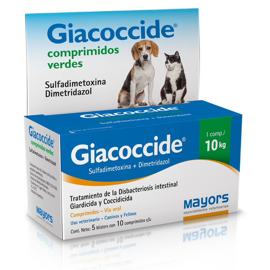 Giacoccide Verde 10 kg., 150 Comprimidos