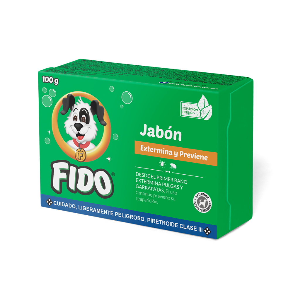 Fido Jabon Pastilla, 100 g.