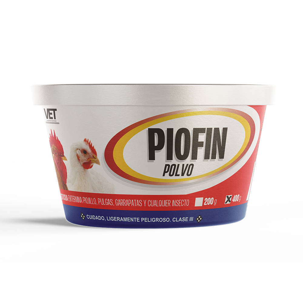 Piofin Polvo Topico, Tarro 400 g.