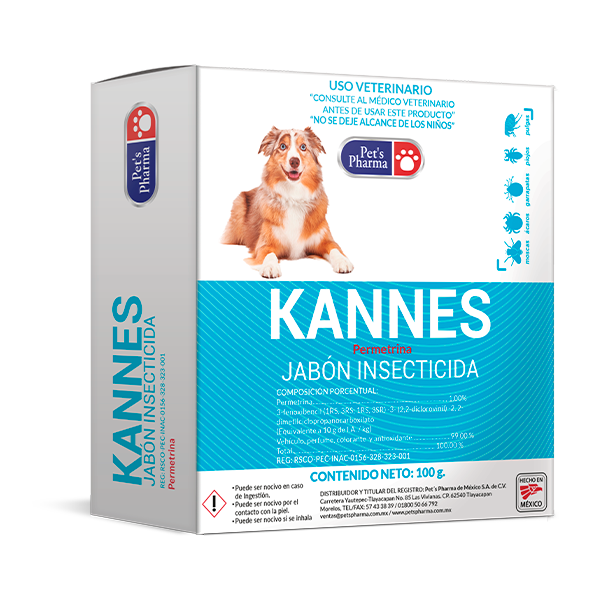 Kannes Jabon Insecticida, 100 g.