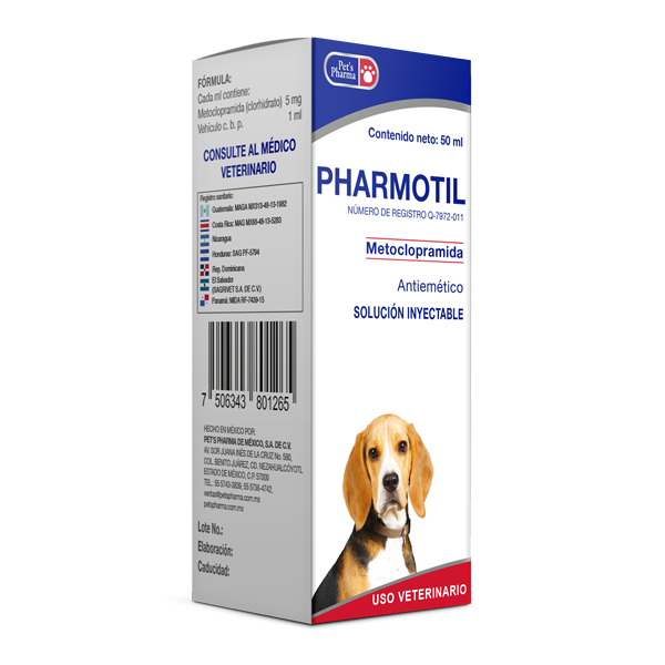 Pharmotil Inyectable, 50 ml.