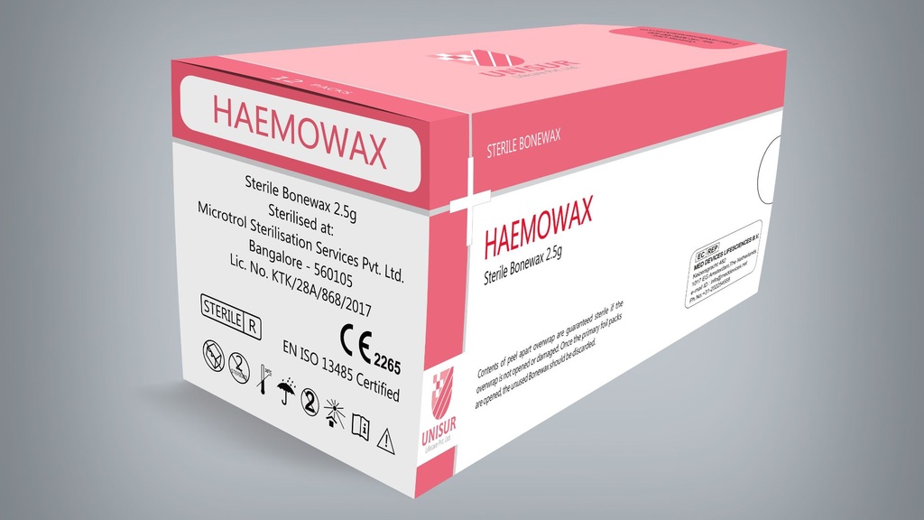 HAEMOWAX Cera para Huesos Esteril 2.5 g.
