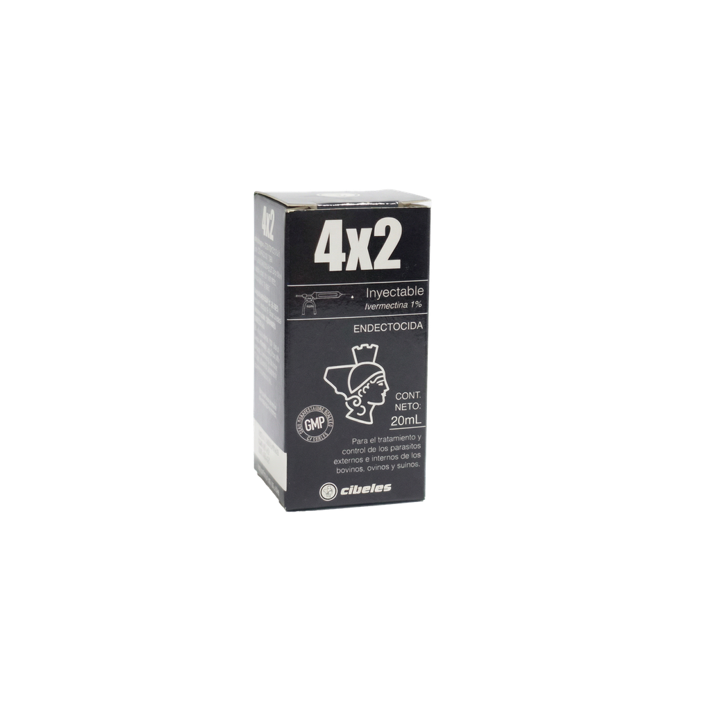 4x2 Inyectable, 20 ml.