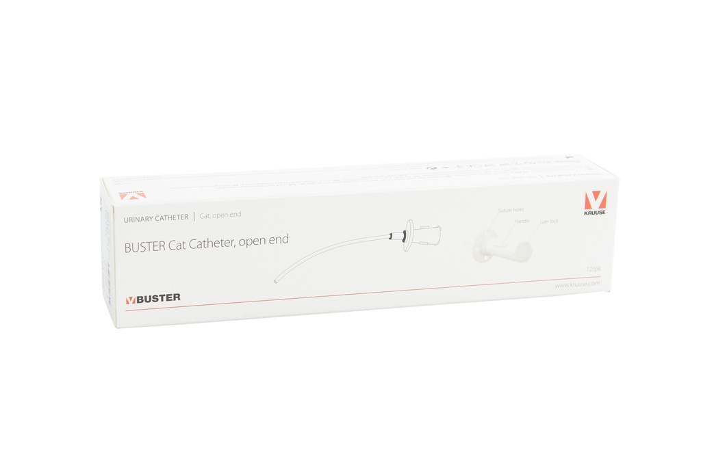 BUSTER Cateter esteril para gato con extremidad abierta sin estile 1.0x130 mm. 