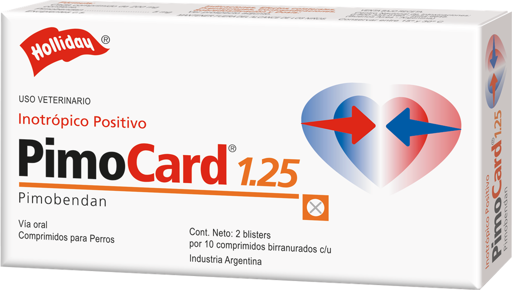 Pimocard 1,25* 20 comprimido