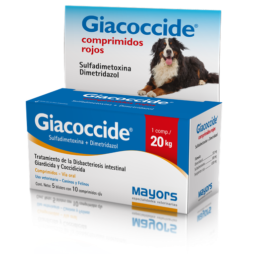 [M-0006] Giacoccide Rojo 20 kg., 100 Comprimidos