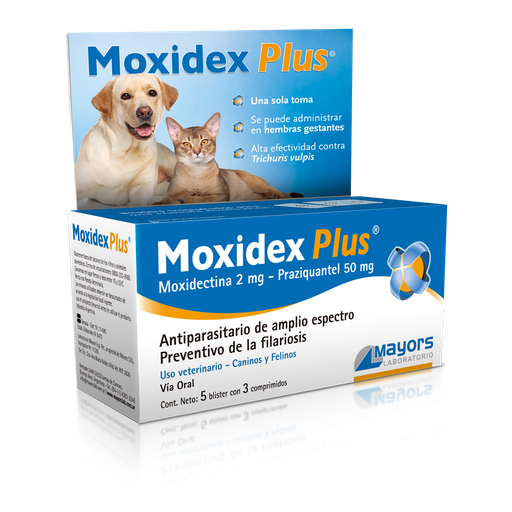[0-656750-814598] Moxidex Plus, 15 Comprimidos