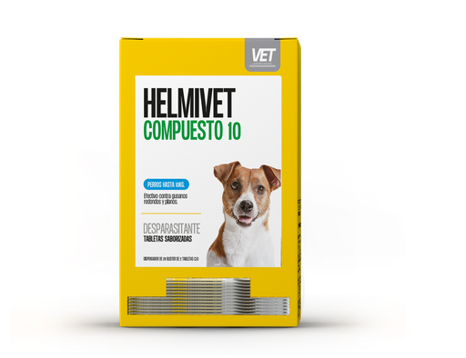 [7-401063-400555] Helmivet Compuesto, Blisters de 2 Tabletas Dispensador de 28 Blisters