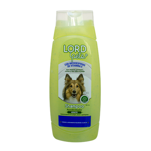 [7-401063-400067] Lord Pets Shampoo Adulto, 480 ml.