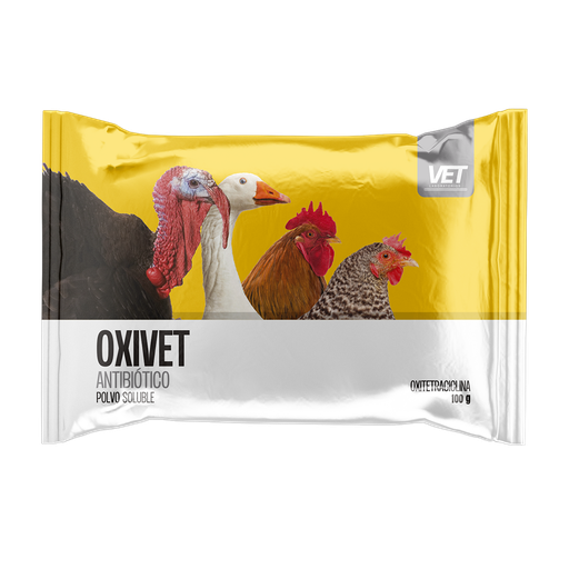 [7-401063-400586] Oxivet Polvo Hidrosoluble Oral, Sobre de 100 g. Dispensador 25 Sobres