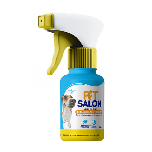 [7-401063-402122] Pet Salon Spray Antipulgas, 120 ml.