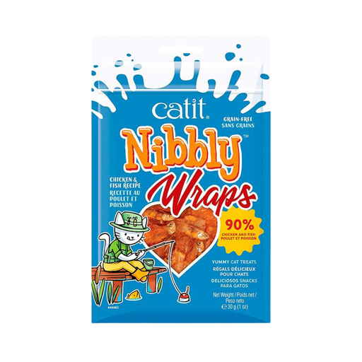 [022517-444832] Catit Nibbly Wraps Pollo & Pescado 30 g.