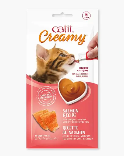 [022517-444535] Catit Salmon Cremoso 4 uni. x 10 g.