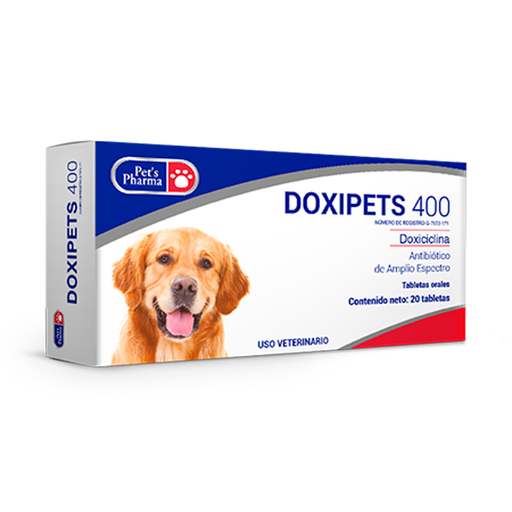 [7-506343-802415] Doxipets 400, Caja x 20 Tabletas