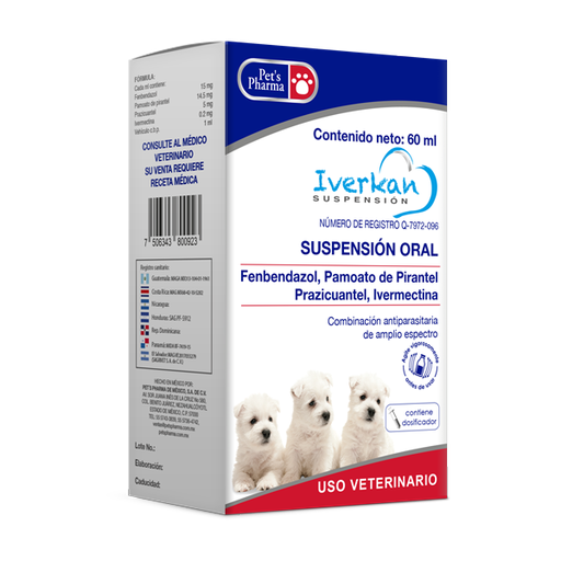 [7-506343-800923] Iverkan Suspension Oral, 60 ml.