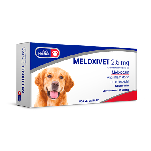 [7-506343-800022] Meloxivet 2.5 mg., Caja x 30 Tabletas