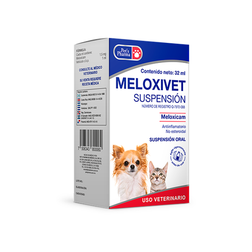 [7-506343-800060] Meloxivet Suspension, Frasco 32 ml.