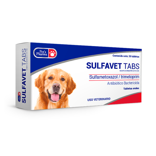 [7-506343-800497] Sulfavet Tabs, Caja x 30 Tabletas