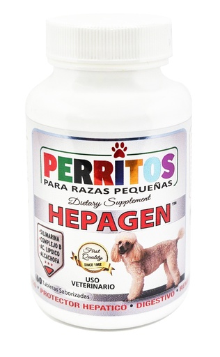 [714193-603183] Perritos Hepagen, 60 Tabletas