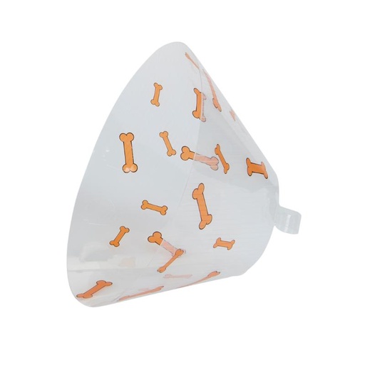 [273733] Collar Isabelino Huesito 12.5 cm Naranja